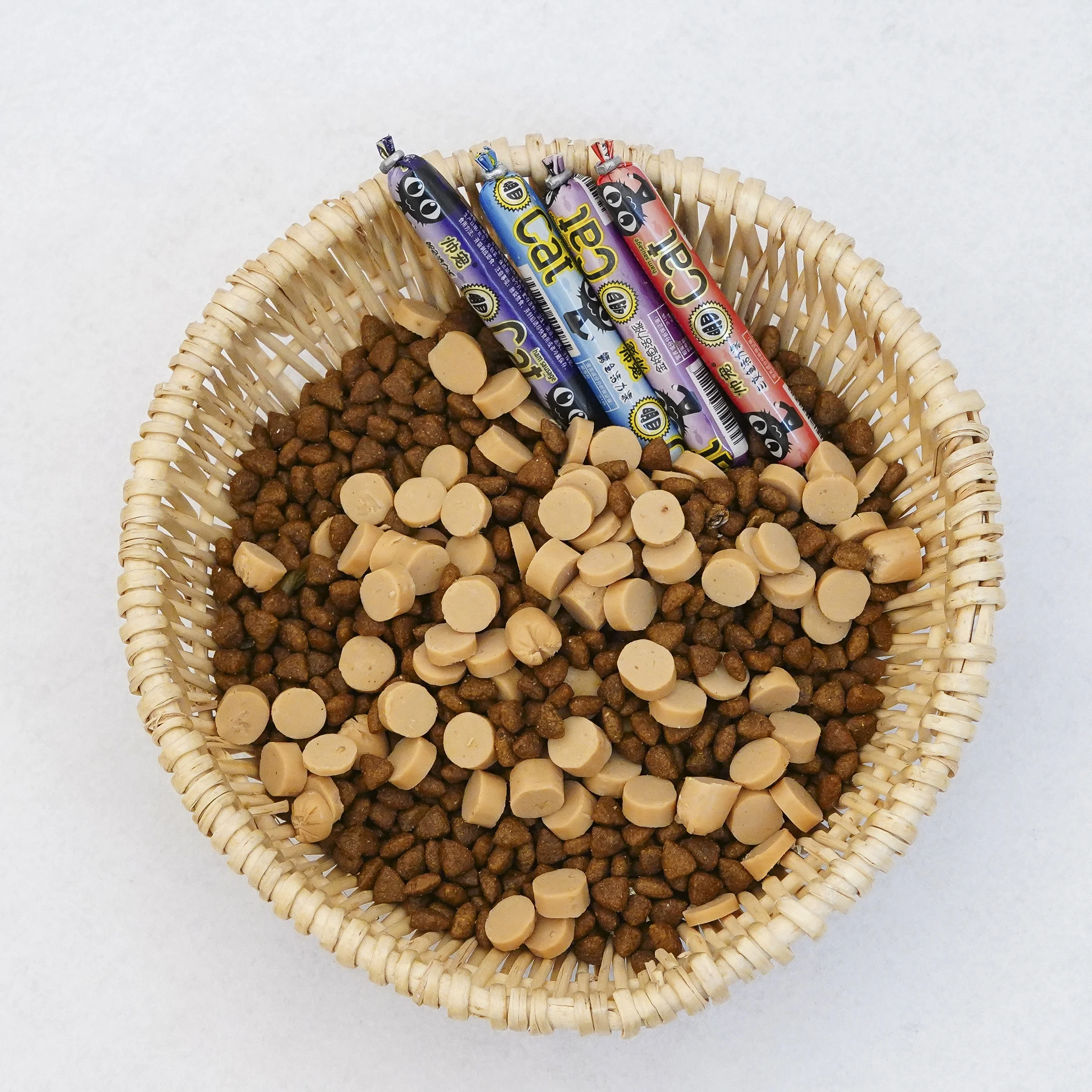 cat wet  food Salmon ham sausage  cat treat pet food