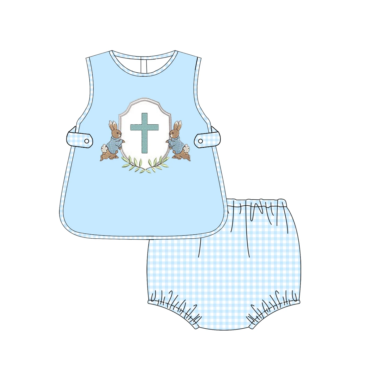 Easter kids clothing boutique hot spring boy toddler clothes wholesale custom child boy clothing sets