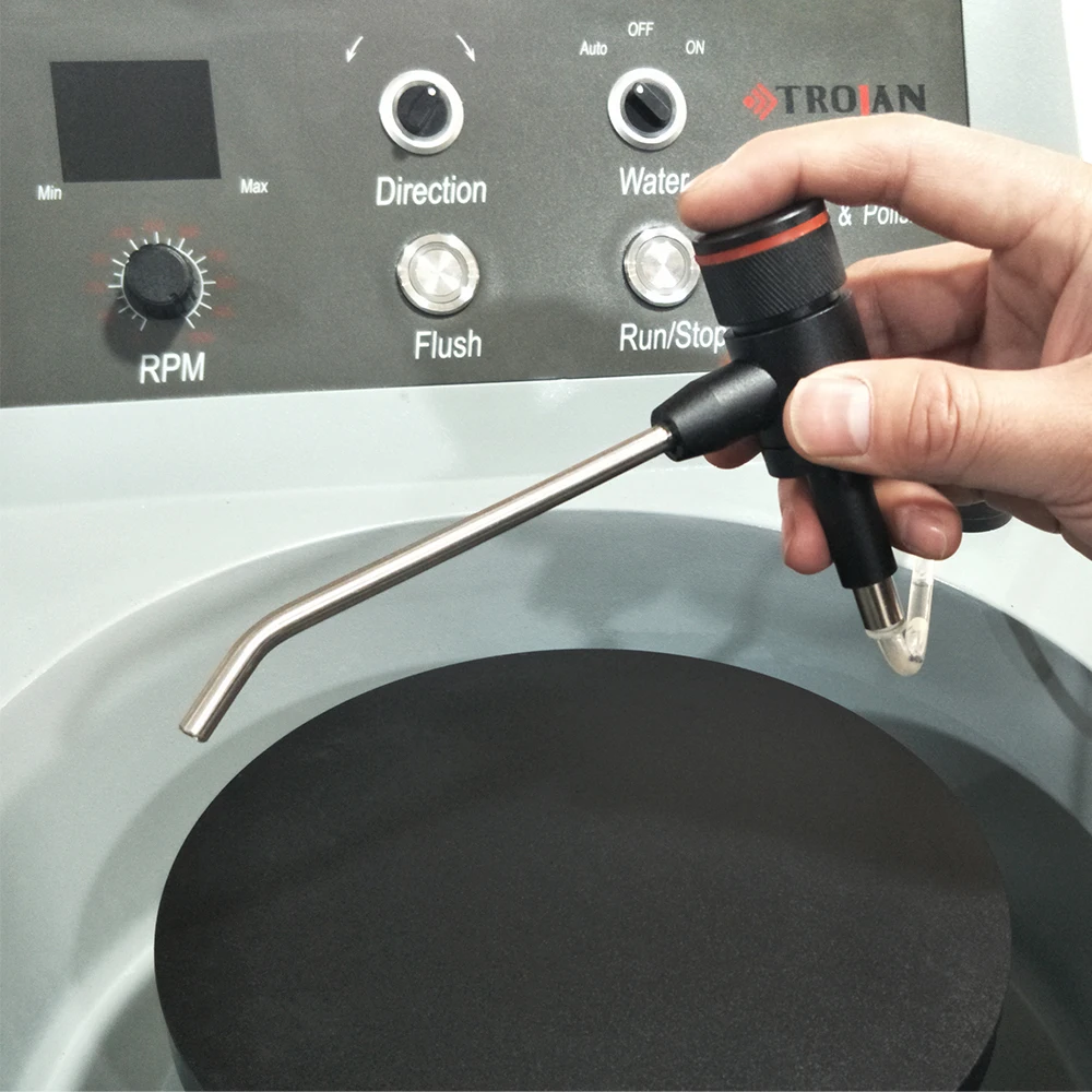 
Alpha 100 Variable Speed Manual Grinding And Polishing Machine For Metallographic Specimen Preparation Wheel Diameter 203/254 mm 