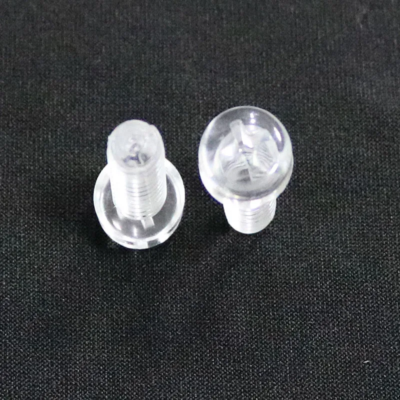 Nylon Round Head Phillips Screw Acrylic Transparent PC Environmental Protection Plastic Screw
