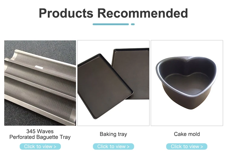 
Stainless steel donut tray baking trays muffin pans aluminium baking tray for bread 