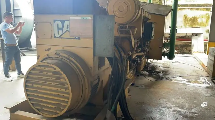 used diesel generator genset 2000kw caterpillar cat 3516   for sale
