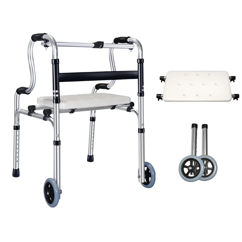 old people elderly walker Walking aid with wheels