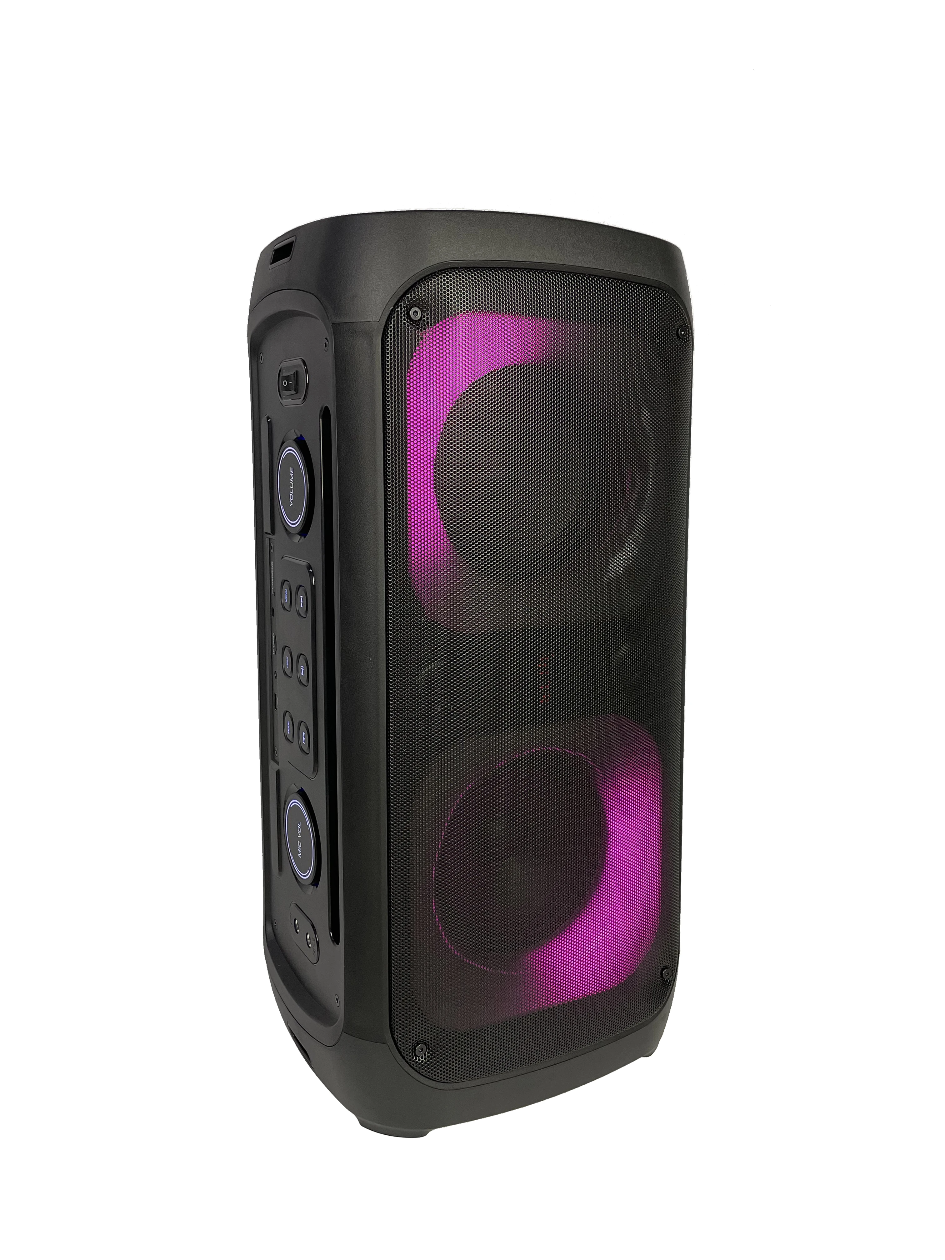 2021 PRO беспроводной караоке стерео аудио DJ LED Вечеринка Портативный BT звуковой динамик с переносным ремнем