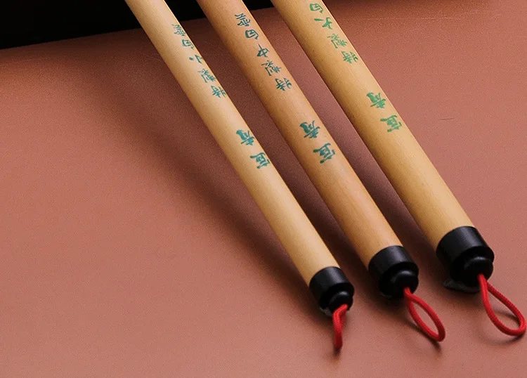 Chinese Traditional BaiYun Brush in small size Sumi brush with bamboo handle for realistic painting and calligraphy