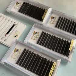 Eyelash extension russian volume  0.03 0.05 0.07 individual private label eyelashes
