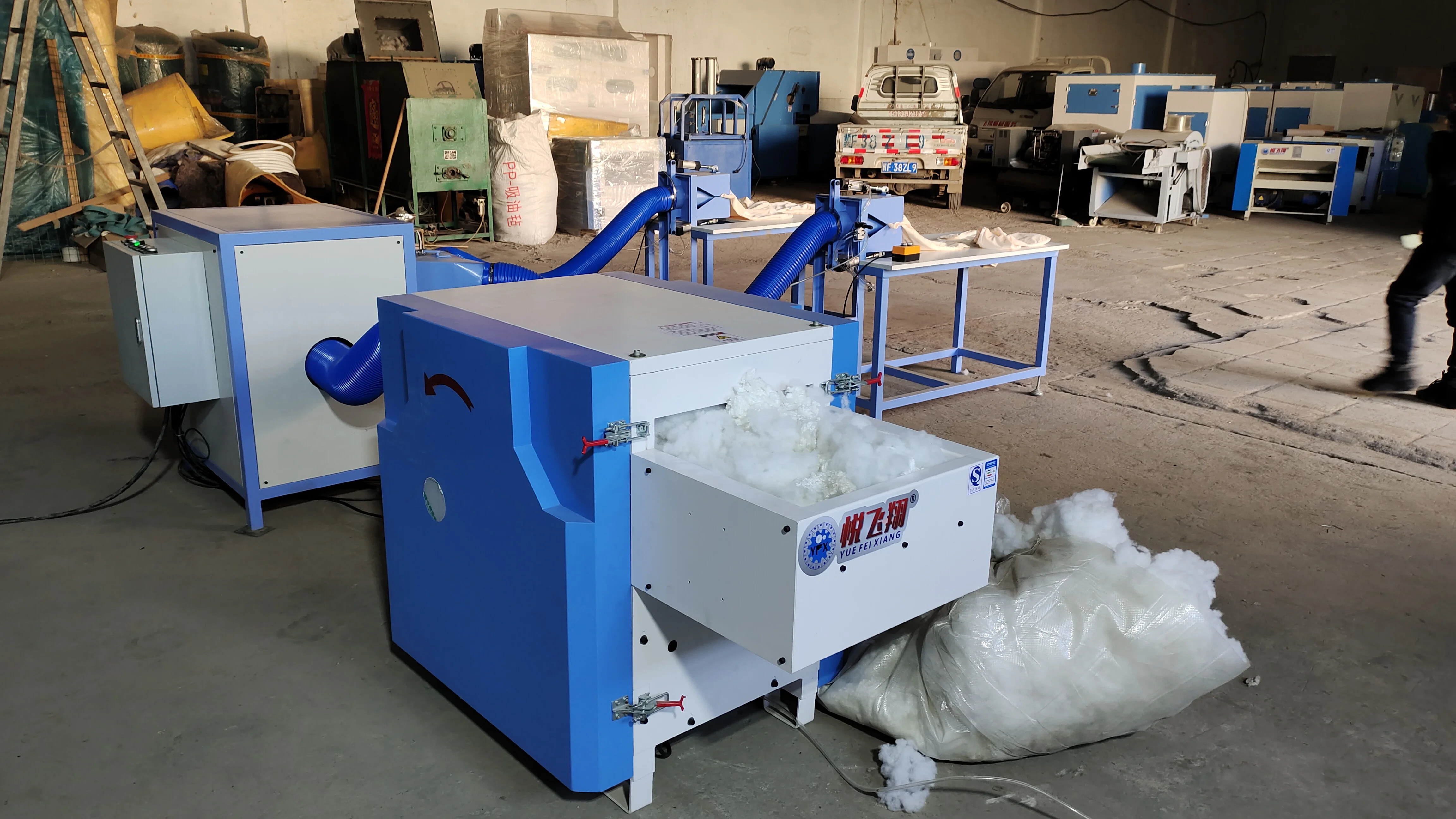 Best price Cotton Fiber Pillow Inner Filling Machine teddy bear stuffing machine