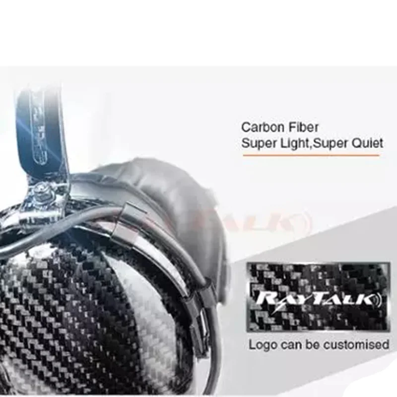 PH-400AC-BT Carbon Fiber BT Headset ANR Pilot Headset for Aviation Use