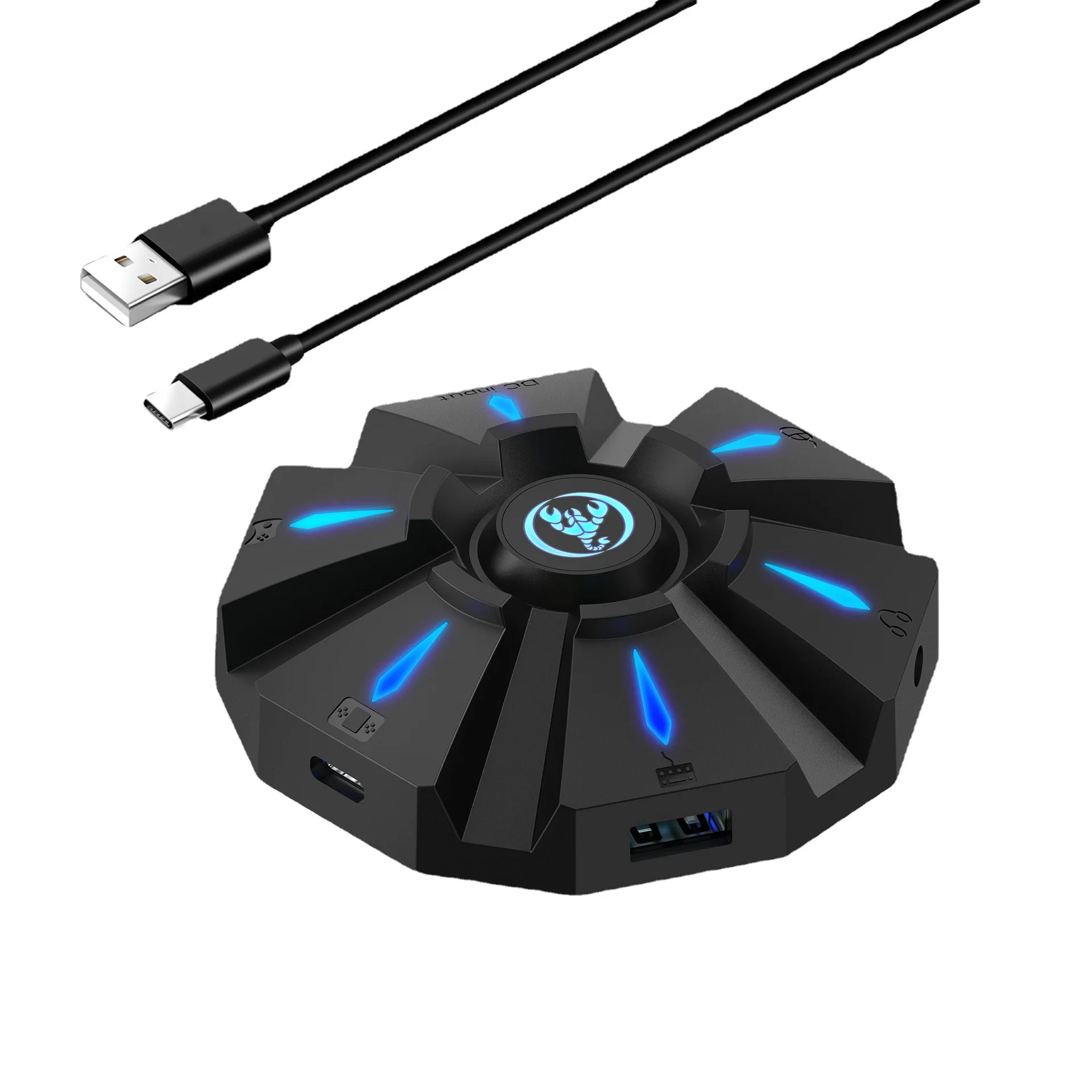 The New P9 Keyboard and Mouse Converter Set Supports A Variety of Game Consoles and Game Handles USB Adapter In Stock