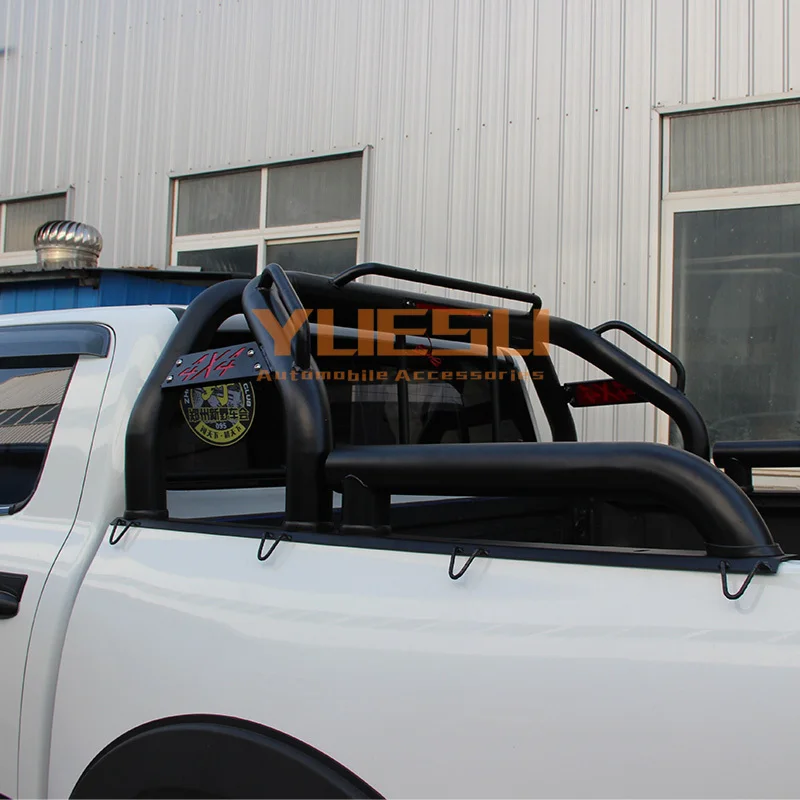 Mitsubishi Triton L200 Hilux Revo 4x4 Pick-up Truck Accessories LED Rear Tonneau Roll Bar Fender and Bumper for Ranger Model