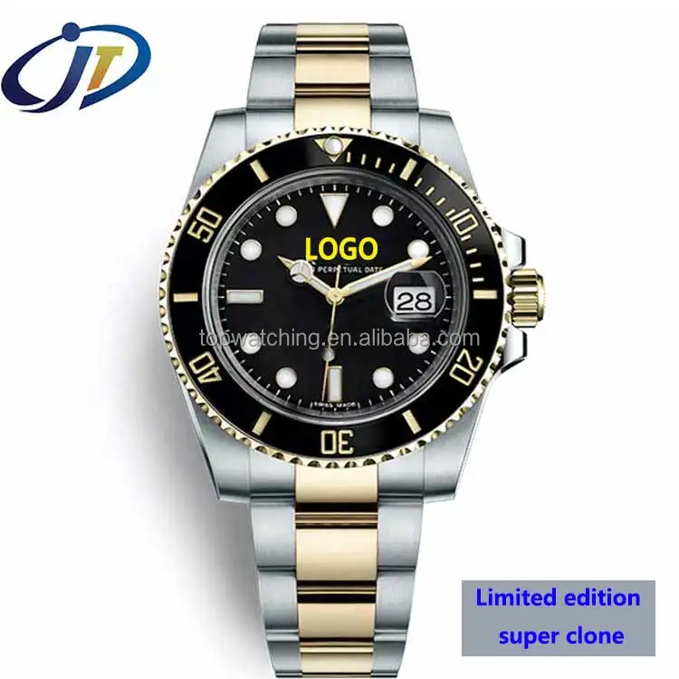 
 Ограниченная серия, супер клон, золотой 18K, noob ETA, механизм 904l ss 116613, Золотая черная подводная лодка, Vs Заводские часы rollexable  