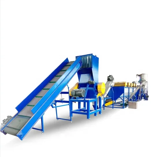 Waste Plastic Hdpe Pet Bottle Flakes Crushing Recycling Washing Plant Equipment Machine Line Price For Recycle
