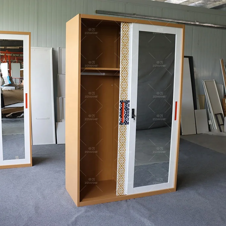 Горячая распродажа мебель для гардероба шкаф одежды стальная домашняя кровать раздвижные двери Индивидуальный