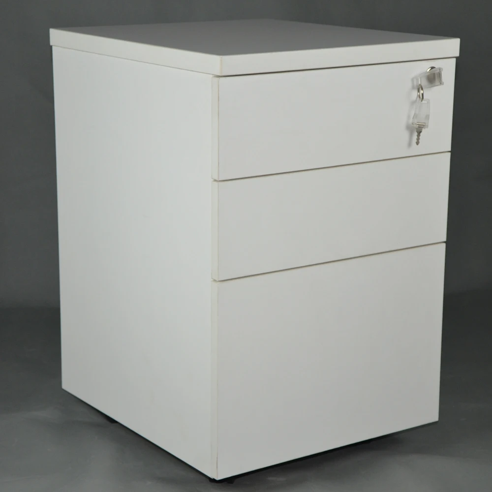 Деревянный шкаф с 3 ящиками, подставка для хранения