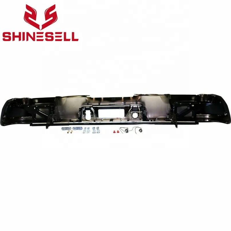 Chrome Rear Step Bumper Car Bumpers with Sensor Hole Sierra 2014 2015 2016 2017 for Silverado Chevrolet Shine Sell 100% New