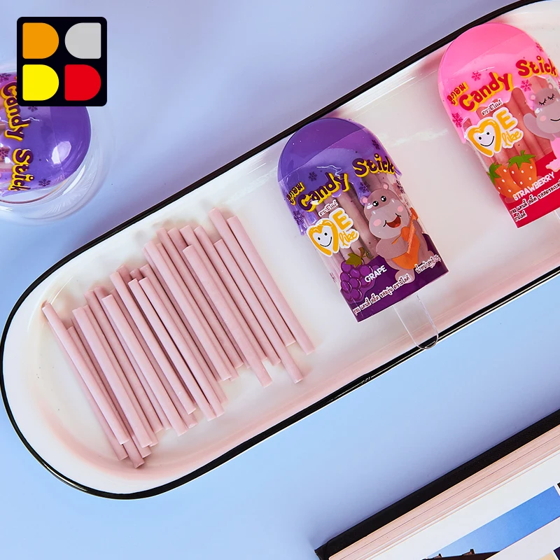 Top Grape Yummy Sour Powder  Ice Cream CC Stick Candy Strawberry Grape