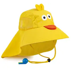 2022 New Kids Sun Hat UPF 50+ Boy Girl Protection Hat Wide Brim Beach Hats