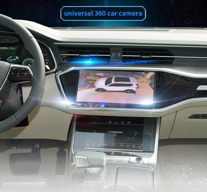 3D 360 degree Vehicle Around Monitoring Birds Eye View Car Camera System for Lexus