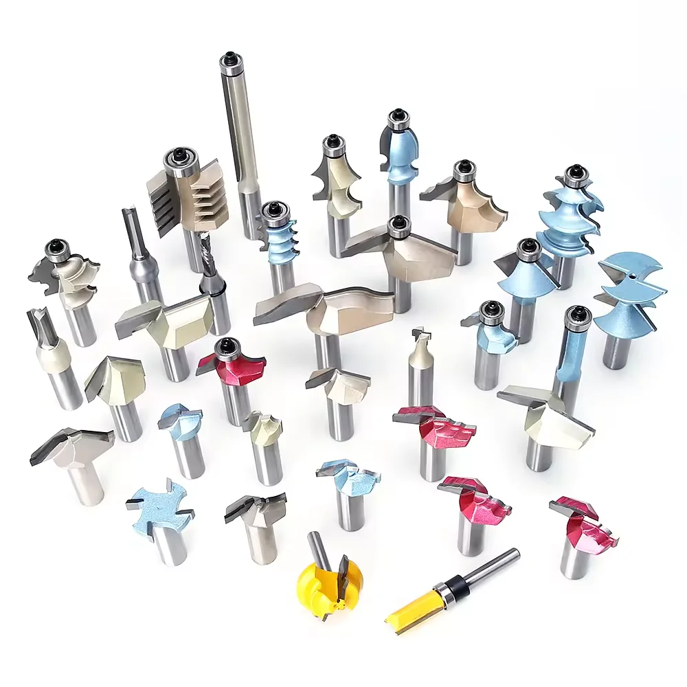 6mm 8mm 3D V Engraving Bit CNC End Mill Router Bits For Wood Tungsten steel Woodworking 60/90/120/150 degrees Milling Cutter