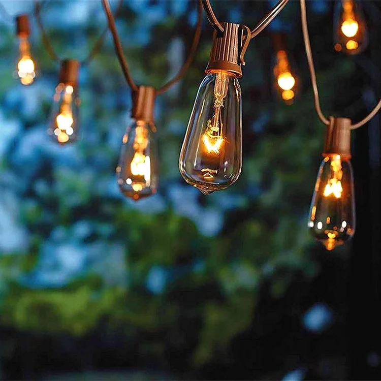 festoon vintage garden light Decoration Patio Vintage ST40  E17 waterproof Patio wedding Lights