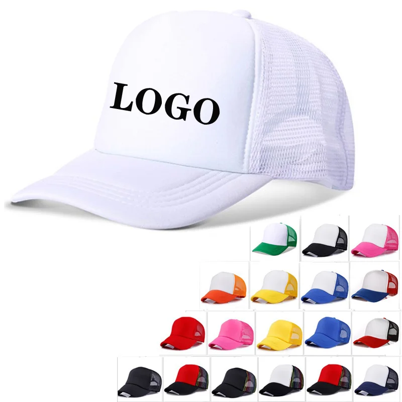 Лидер продаж 2021 сублимационная прозрачная сетчатая Кепка индивидуальная Кепка-тракер для продвижения