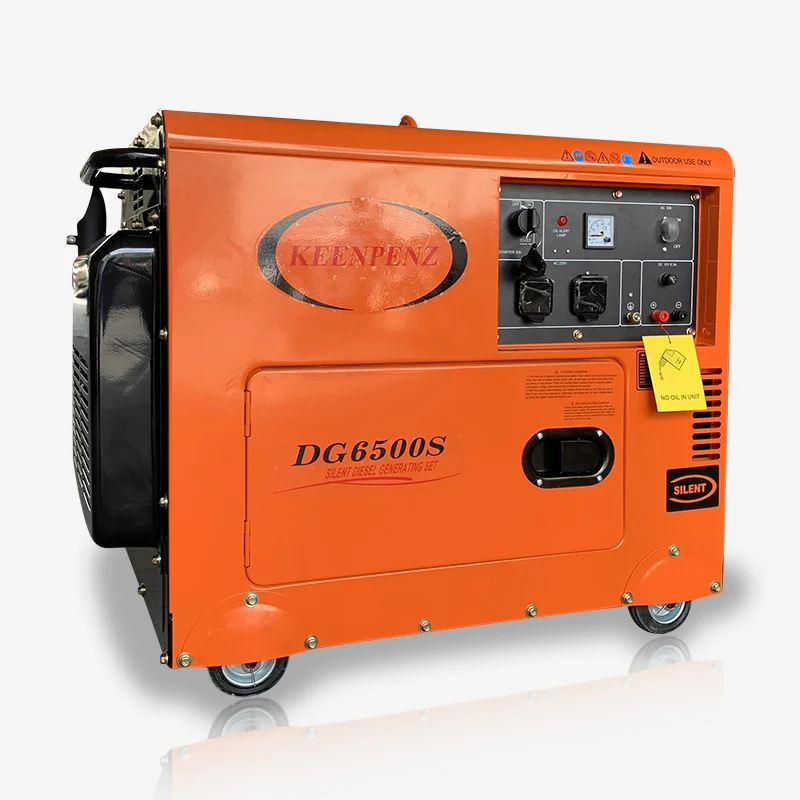 High Quality diesel engine air cooled 220V kipor 10KW portable small diesel generator price