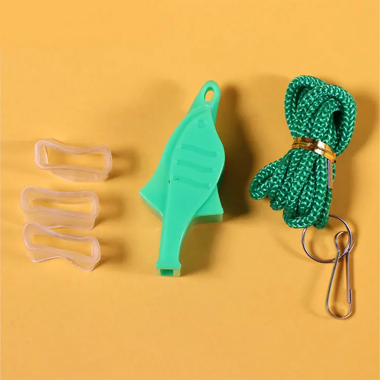Kids Noise Maker Emergency Siren Sea Animal Fish Shape Whistles Loud Fish Shape Whistle Plastic Whistle