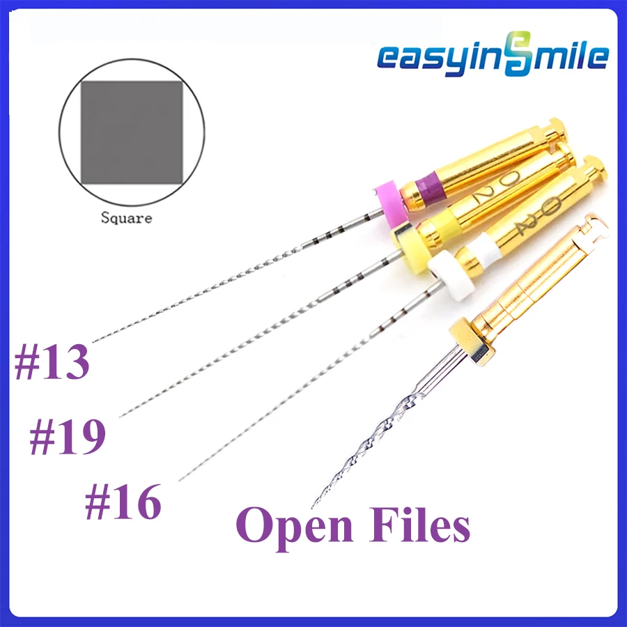 Dental Endodontic Rotary Files X- Path High Quality NiTi Endo Cleaning Files for Curved Canals 6Pcs/Pack