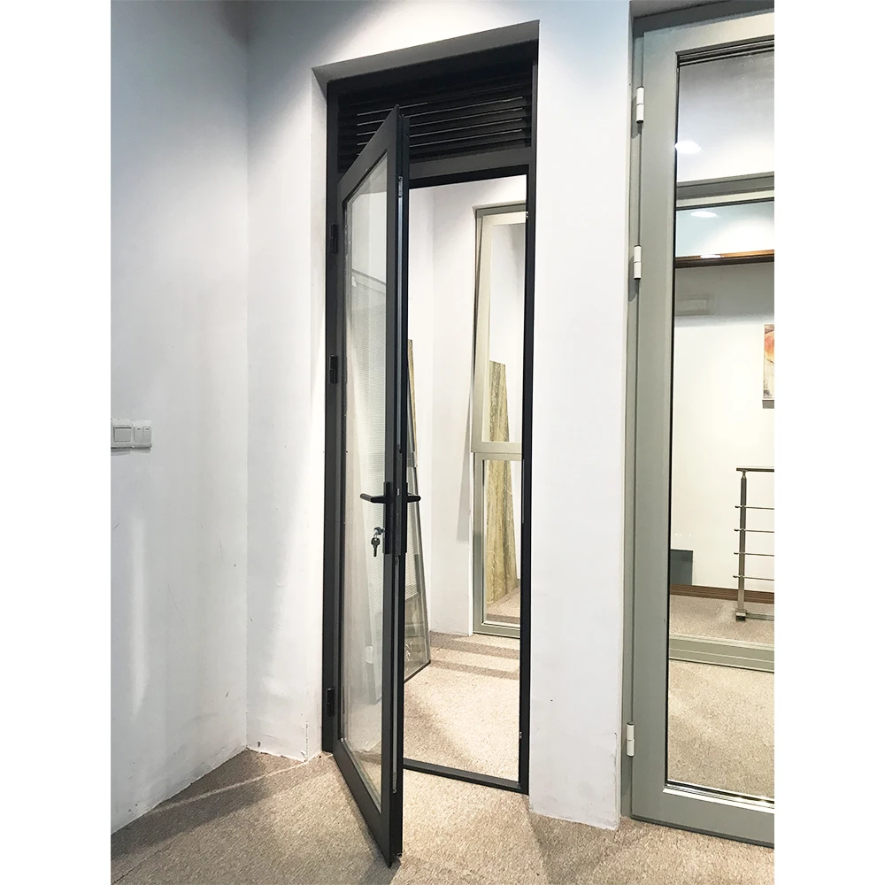 Acoustic OTIC 40  energy rating aluminum French doors triple soundproof glass