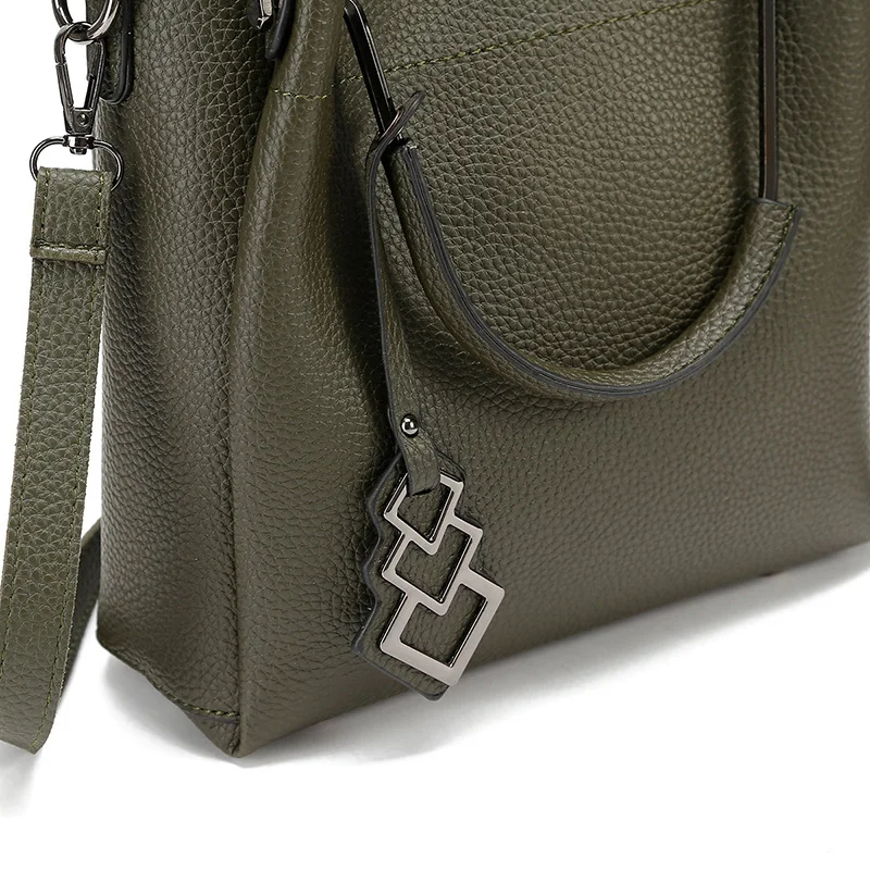 Luxury Green Women Waterproof Tote Bags Fashion Bag New Style Fashion Ladies Handbags Faux Leather Custom Logo New China WEILIDA