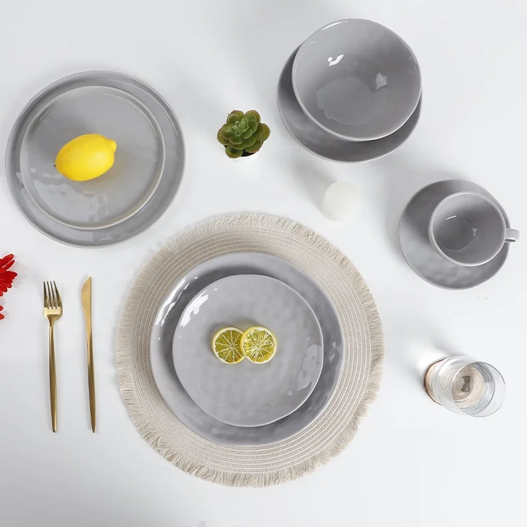  Оптовая продажа Дешевые OEM crockeries лоза Porcelana vajillas De Colores ресторан сервиз из фарфора высокого качества посуда Vajilla Cermica