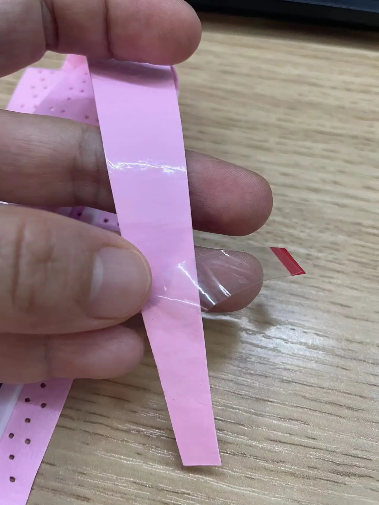 Cheap price EVA-Keel Cushion Sweat Absorption Soft Perforated Tacky Feel Tennis Squash Badminton Racket Overgrip tape racket rep