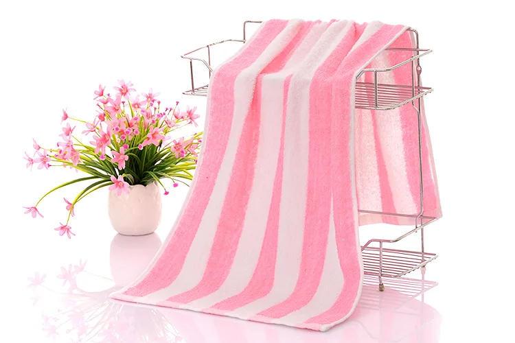 Bath Quick Drying Spa Wrap Towel Stripe Cabana Towels Blanket Cotton Striped Towel