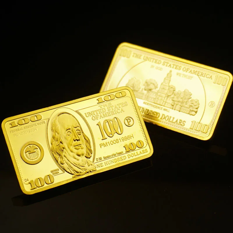 Hot-selling Tungsten gold plated gold bars 24k gold bar