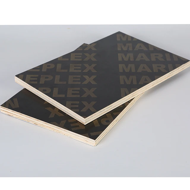Premium quality Poplar Core L-KINGPLEX-18mm Standard Marine plywood/Film Faced Plywood for Construction