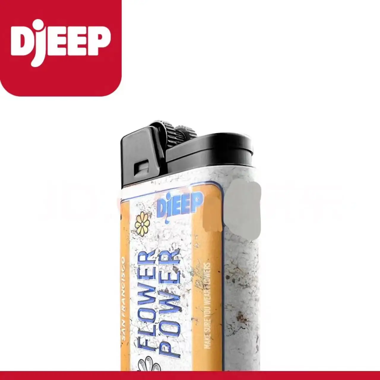 BIC (BIC) France imports Djeep series disposable lighter personality fashion grinding wheel lighter (camouflage) Camouflage -4 g