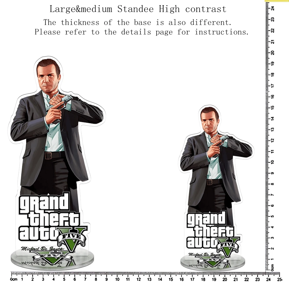15CM game Acrylic Standee figure GTAS game 5 V Grand Theft toys Auto Stand figures derivatives wholesale Customized