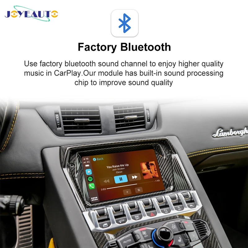 joyeauto mmb wireless carplay airplay mirror link android auto solution for Lamborghini Mavericks