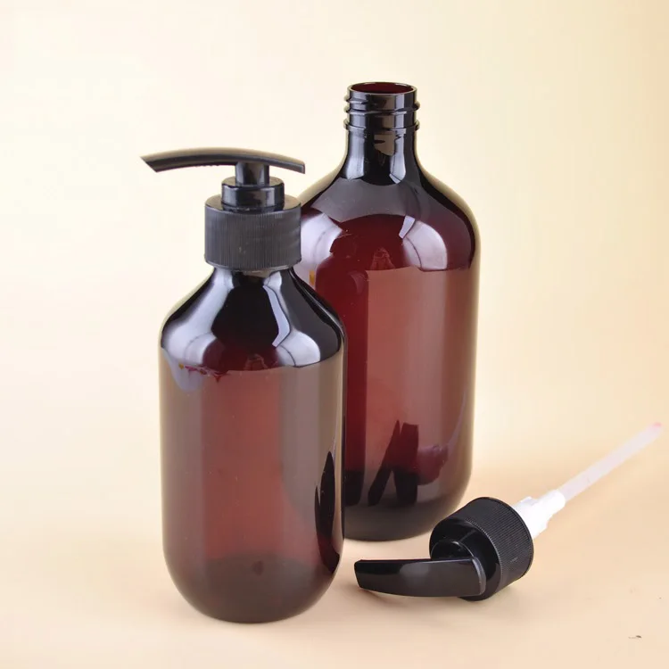 Пустая пластиковая бутылка для шампуня с насосом и логотипом на заказ, 100 мл, 150 мл, 200 мл, 300 мл, 400 мл, 500 мл