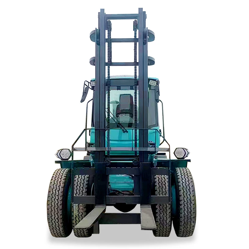 All Terrain forklift 6 ton Wheel Diesel Forklift with  Rated Load Wheel forklift
