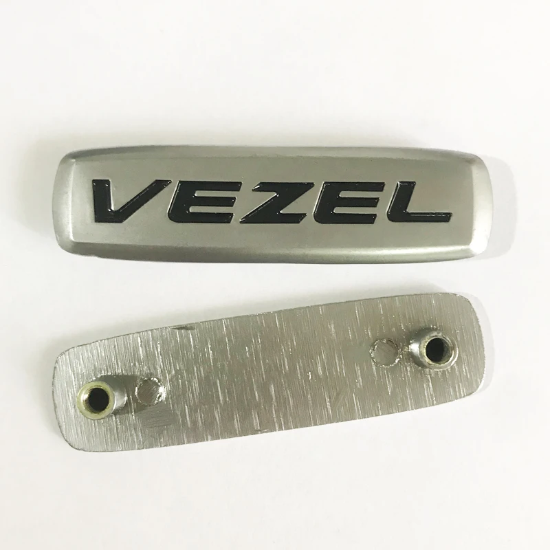 Custom zinc die cast emblem with chrome finish metal badges
