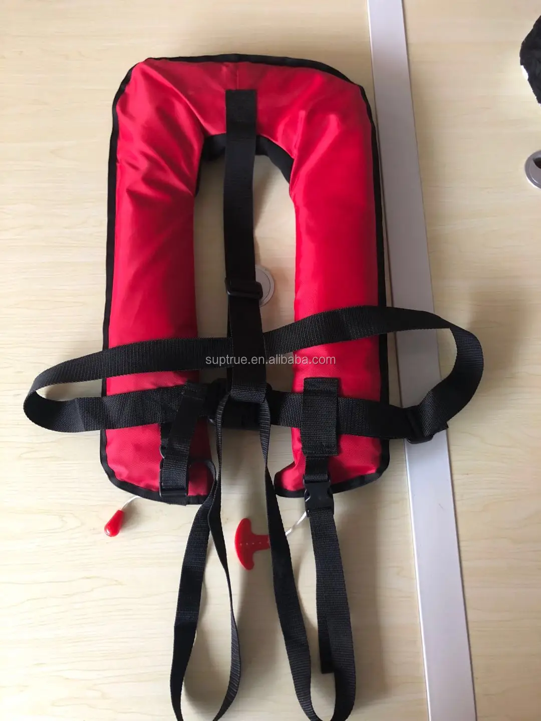 Good quality double air chamber automatic manual inflatable life jacket