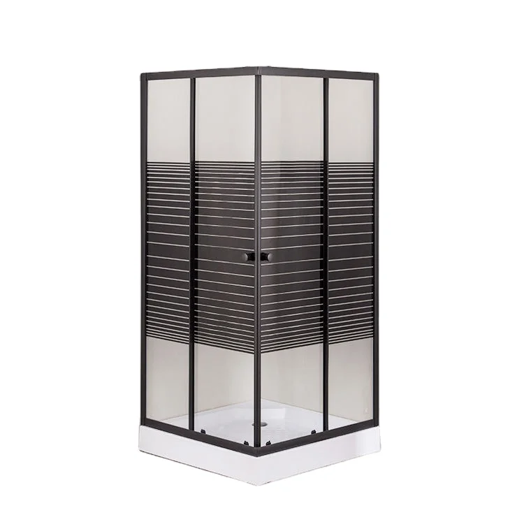 New Design Multifunction Steel Shower Enclosure  Tempered Glass Corner Shower Cabins and Price