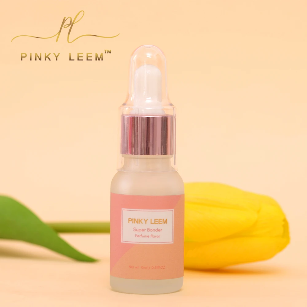 Pinky Leem  Private Label superbonder Alcohol Free Glue Accelerator scent for cluster diy lashes bond and seal lash glue