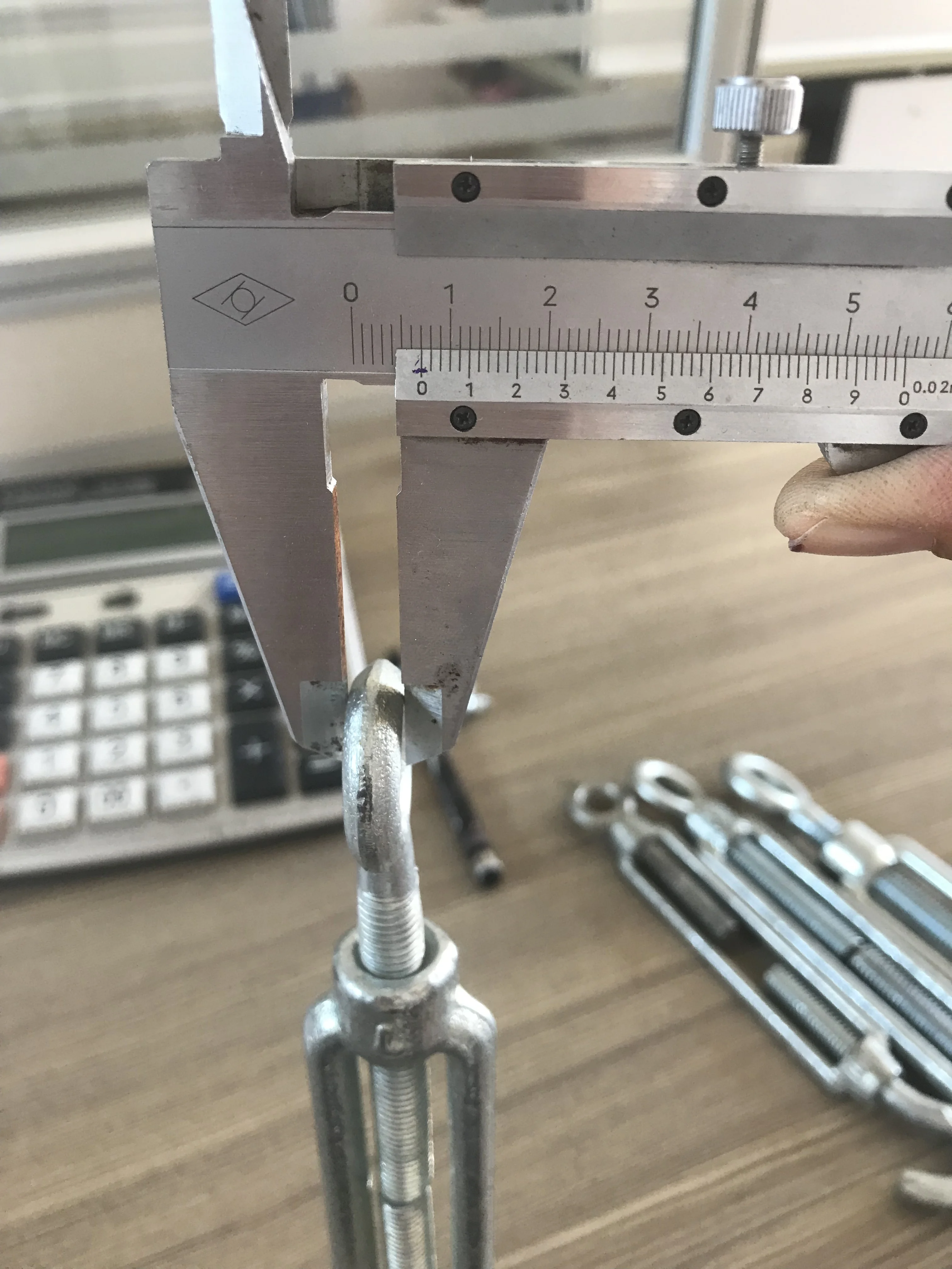 
Factory Directly Sales Stainless Steel US Type G 414 Wire Rope Thimble 