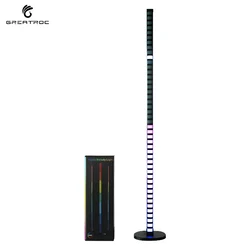 Greatroc New Arrived Smart 1.2m RGB Audio Recognition Rhythm Lights Living Room Ambient Floor Lamp APP/Remote/BT Control