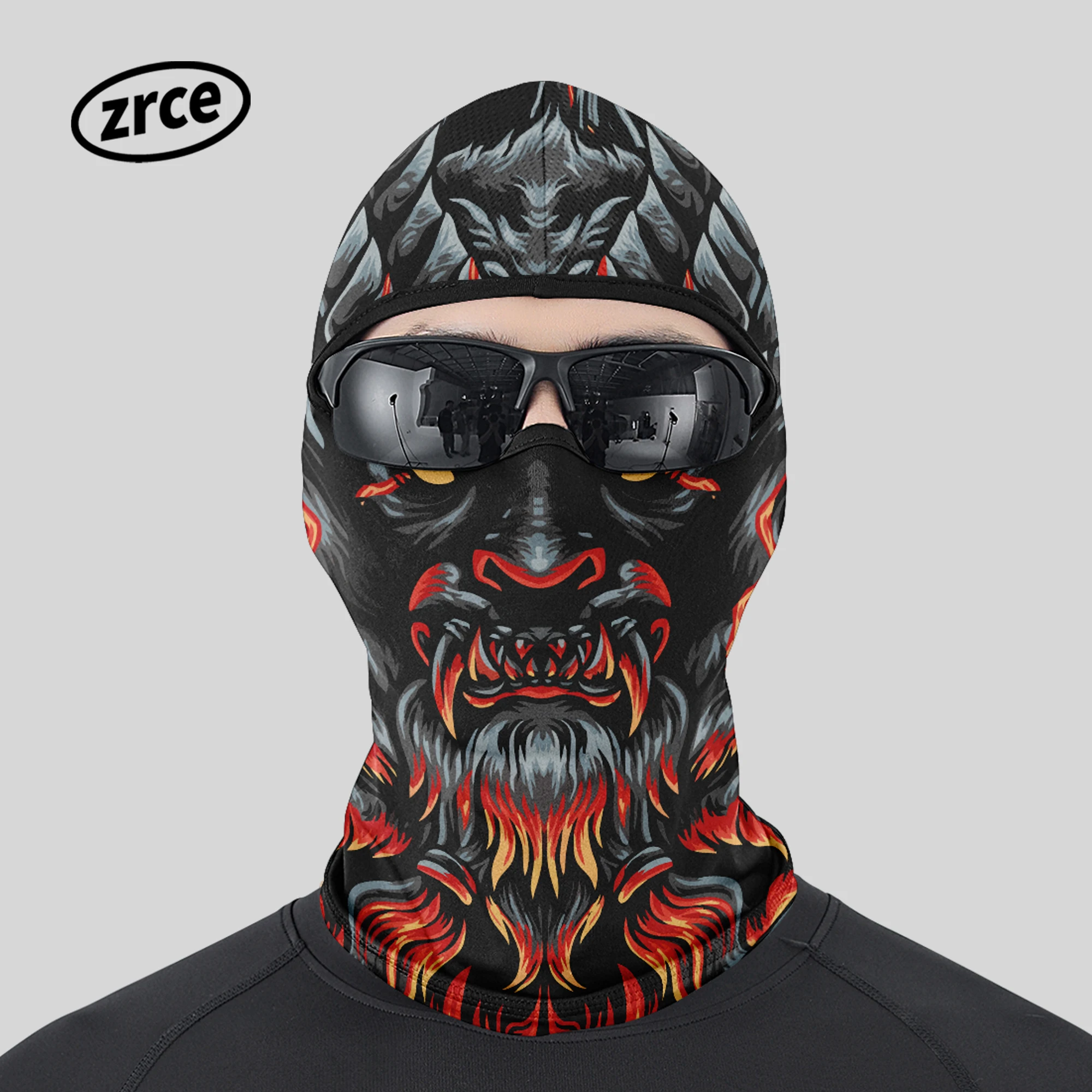 Wholesale 3D Print Animal Graphic Outdoor Skull Funny Skimask Summer Ski Maskss Face Ninja Mask Balaclava Custom Logo