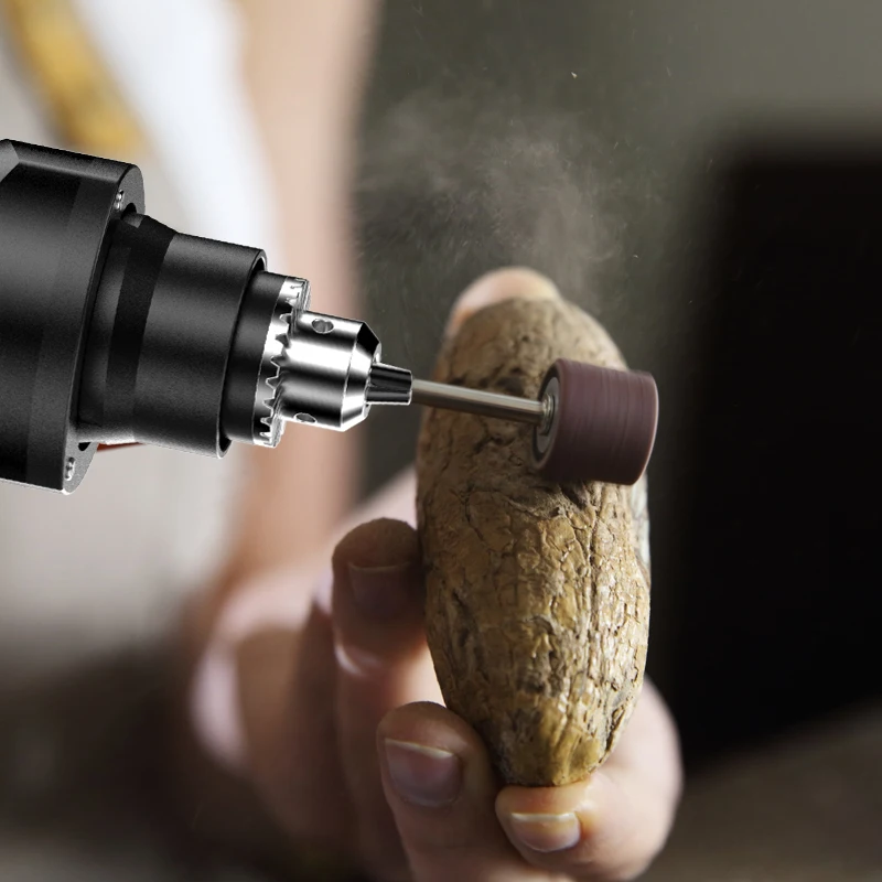 Electric Rotary Tool Grinder Machine Set 350W 400W 6 Speed Abrasive Tool Engraver Kit Shaft Die Grinder