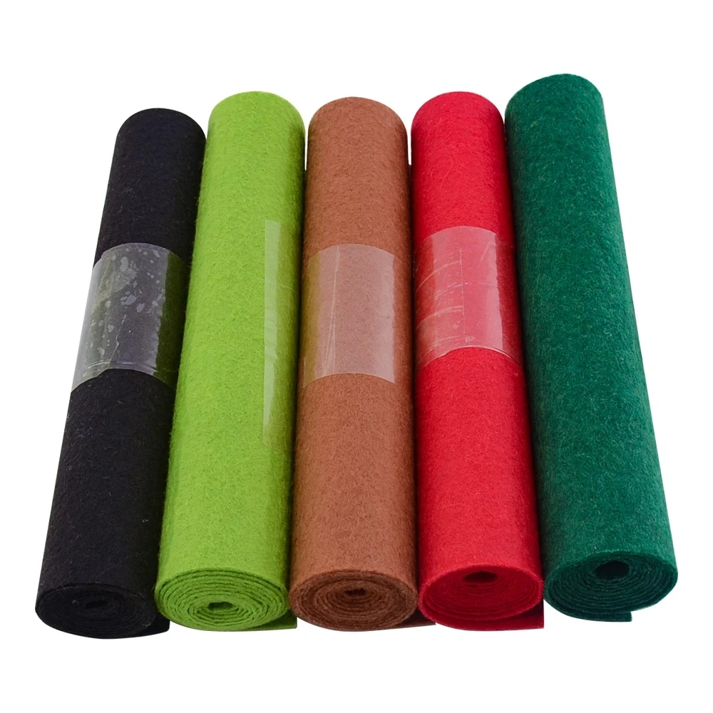 High Quality Felt Fabric Roll Pieces Industrial Felt Polyester Non Woven Colorful Felt