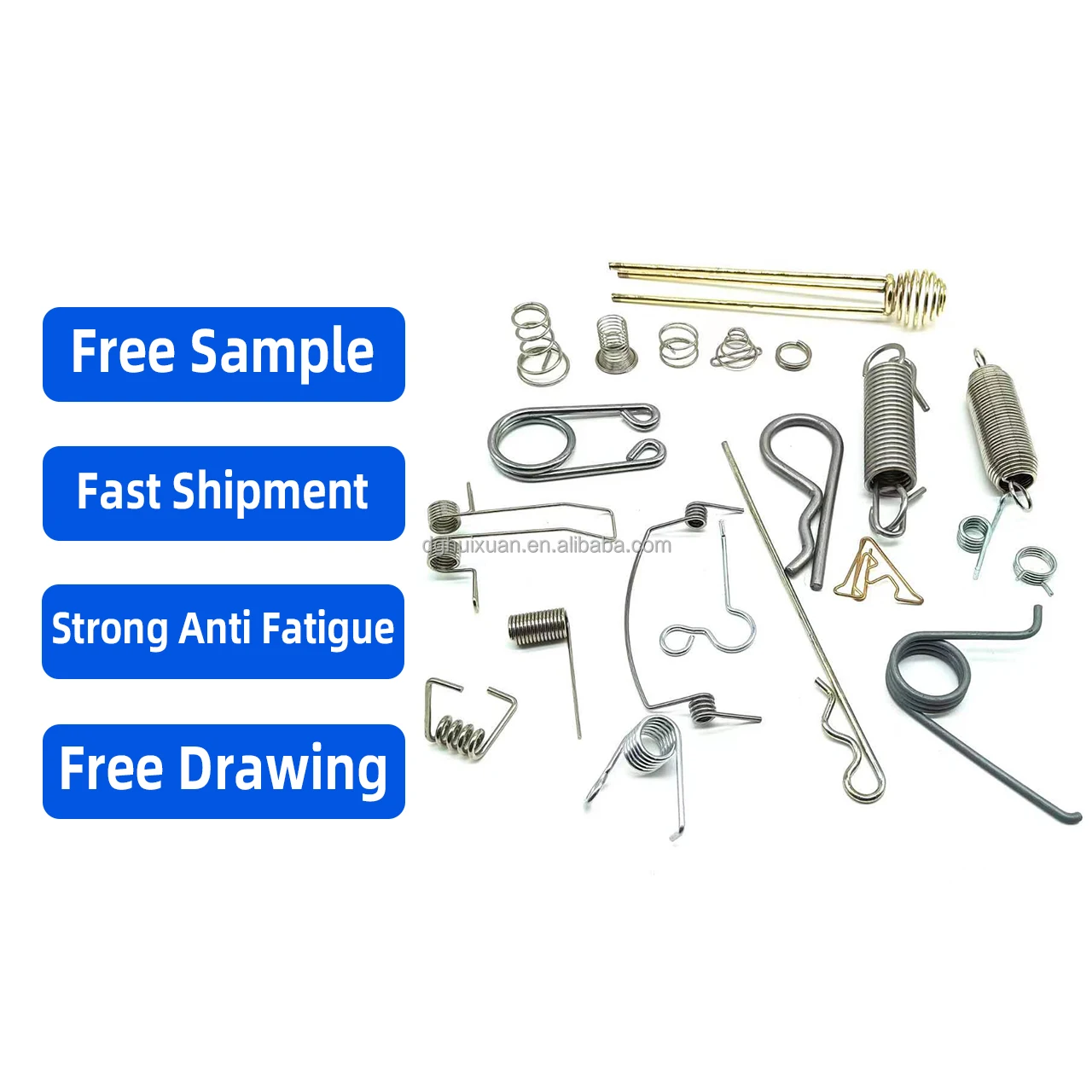 Chrome Stainless Steel Small Steel Wire Formed Spring Extension Coil Compression Torsion Spring For Clothespins